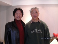 与著名鉴定家蔡国声老师合影