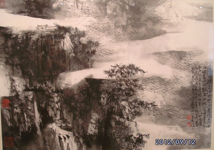 山水写生作品03